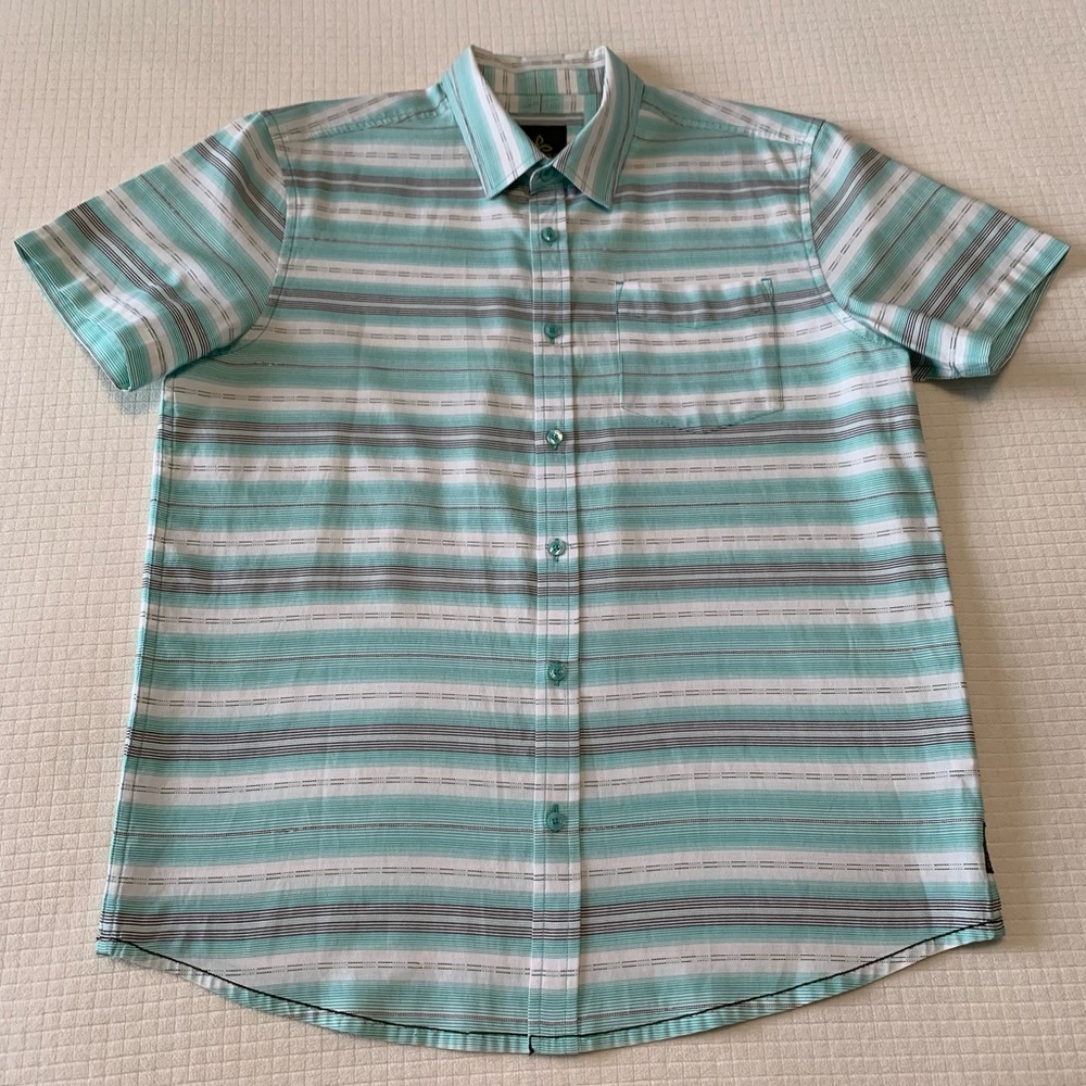 Prana striped button up top